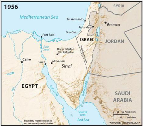 1956 Arab Israeli Conflict