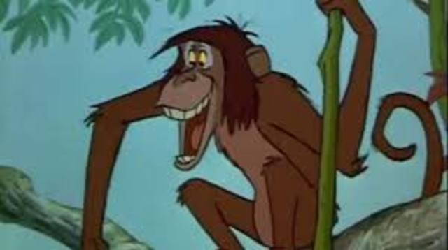 Mowgli is kidnapped by the Bander-log