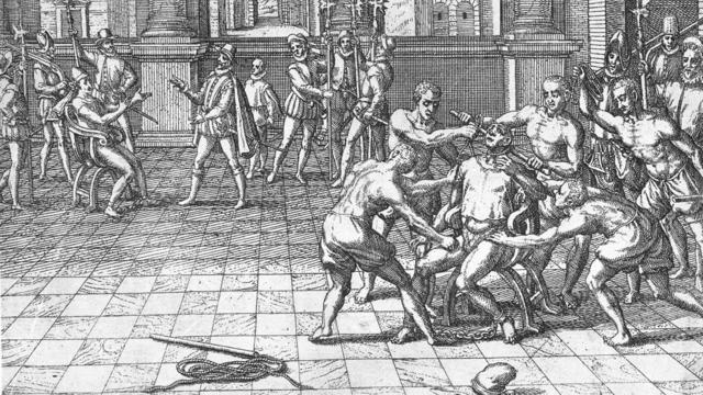 The Spaniard's Hold on Native Americans