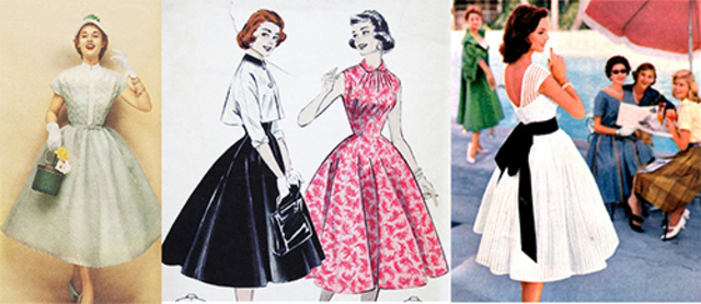 1950-1960: Відродження сукні