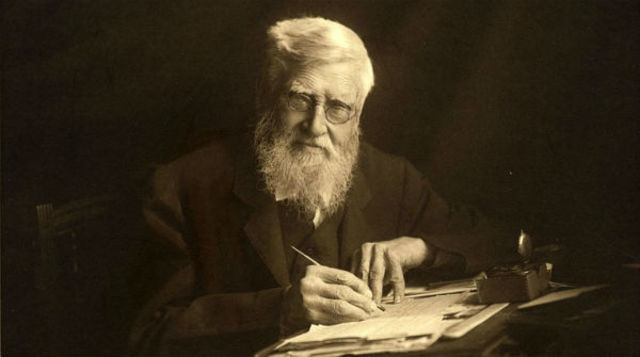 Alfred Russel Wallace published ideas of evolutionary processes