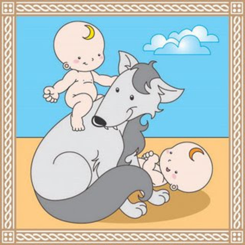 Leyenda de Rómulo y Remo. Aparición de Roma.