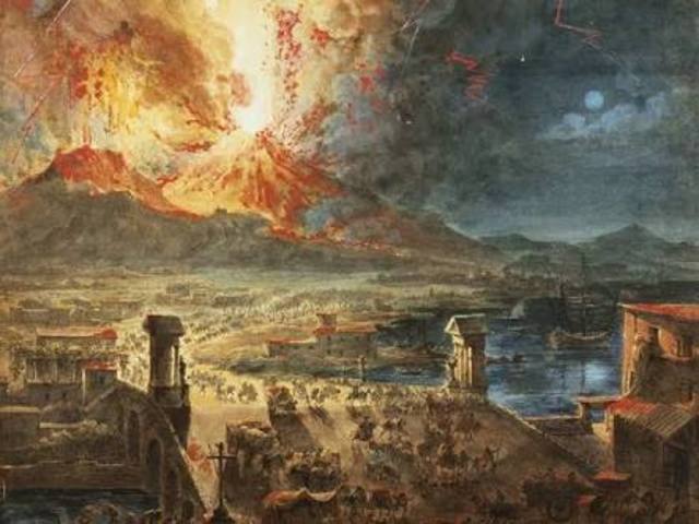 Mount Vesuvius Erupts