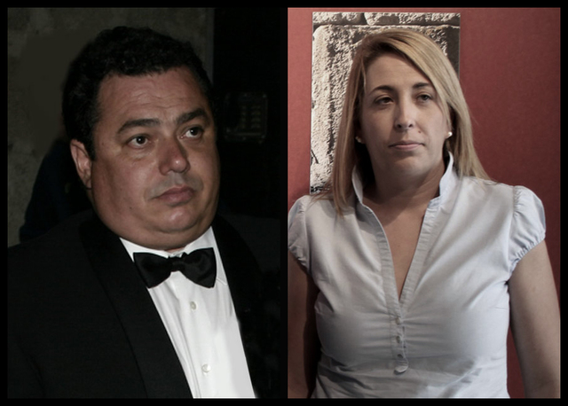 Alcaldes: José Antonio Redondo y Cristina Blázquez.