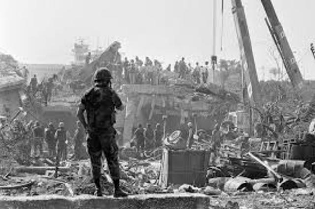 US Embassy in Beirut is bombed