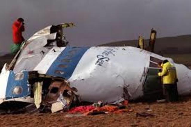 Passenger jet Pam Am Flight 103 is blown up