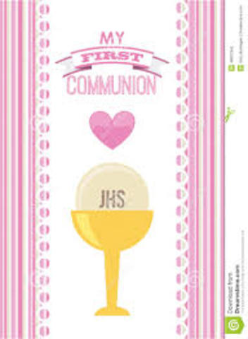 My first communion