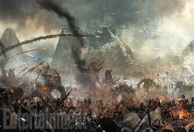 The Battle of the Five Armies begins