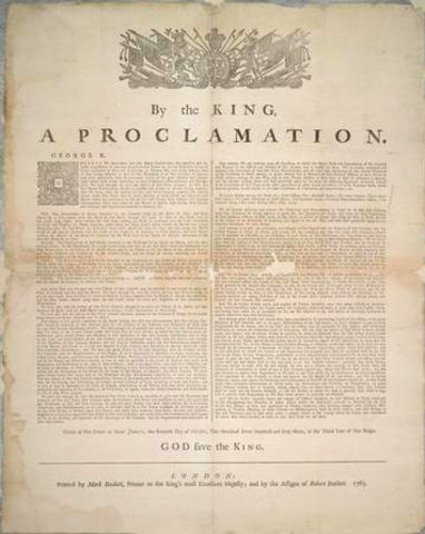 Royal Proclamation
