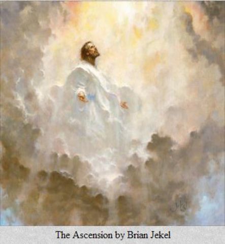 Jesus Goes Back To Heaven - Acts 1:9-12