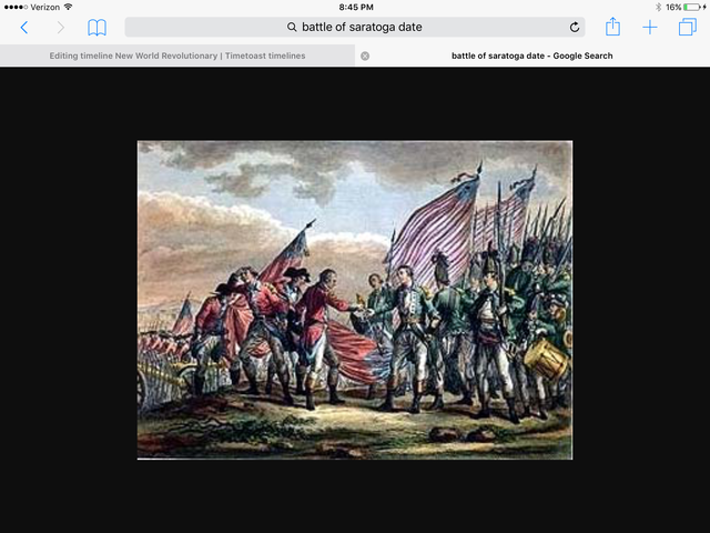 British Surrender at Saratoga