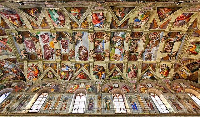 Michelangelo Begins Painting he Ceiling of the Sistine Chapel