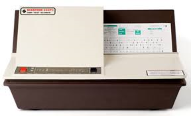 Scantrons are used to grade multiple choice tests