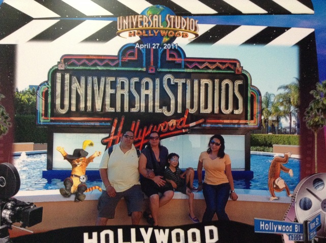 My first time in universal studios