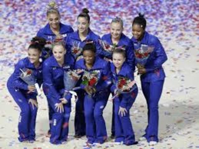 She is a senior level gymnast.