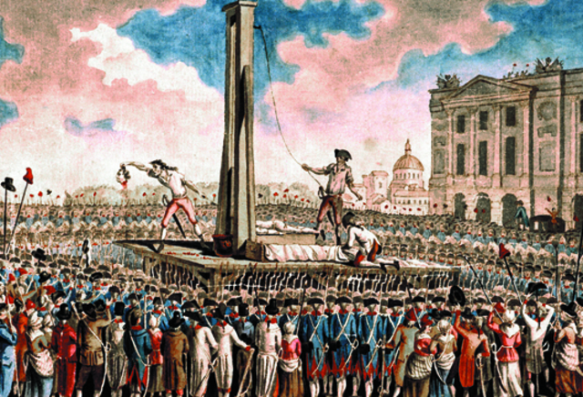 Guillotinaron a Luis XVI
