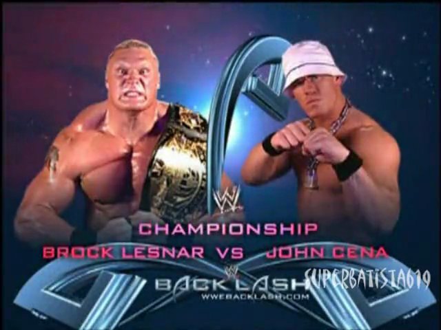 Brock Lesnar beats John Cena