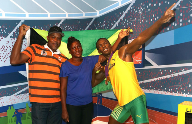 Usain Bolt's Parents..
