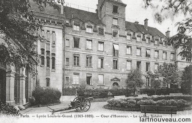 Enrolled at College Louis le Grand