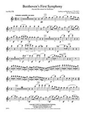 First performance of his First Symphony