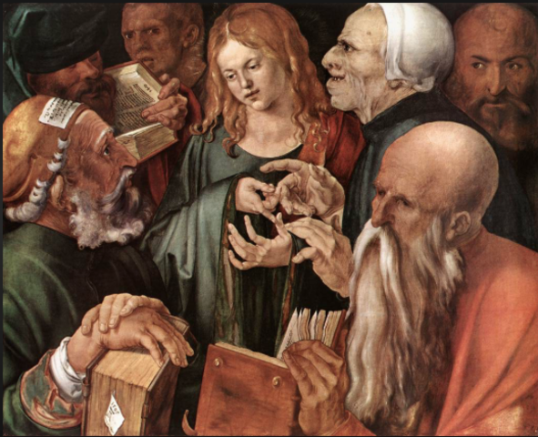 Christ Among the Doctors Painting Has Been Hung