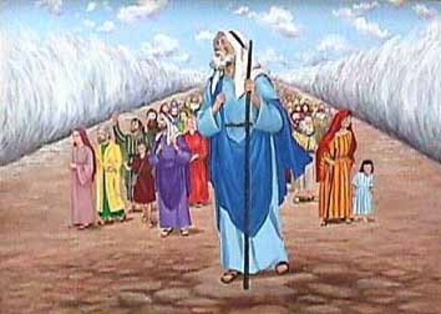 Moses led the Israelites out of Egypt