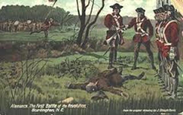 The Battle of Alamance