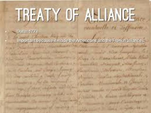 Alliance treaty with France