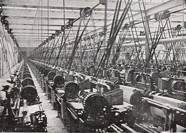 Cotton Mills Were First Opened in England