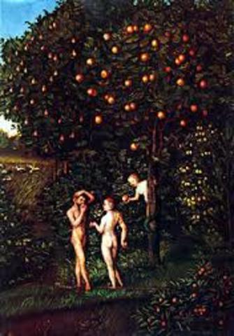 Adam and Eve eat from The Tree of Knowledge