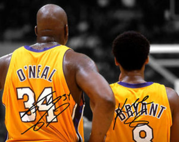 Kobe gets drafted To the LA Lakers