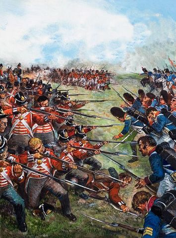 British and Prussians Defeat Napolean at Waterloo; Louis 18th Restored
