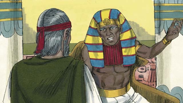 Moses Confronts the Pharoah