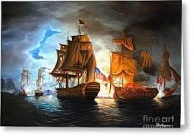 Battle of Bonhomie Richard vs Serapis