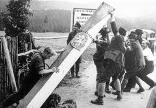 Germany breaks the Munich Agreement