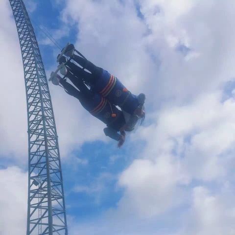 Bungee Jumping with my friend