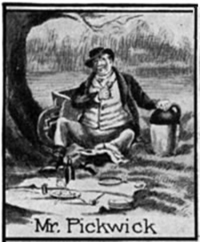 The last chapters of "The Pickwick Papers" are published