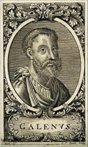 Galen of Pergamon describes the human body