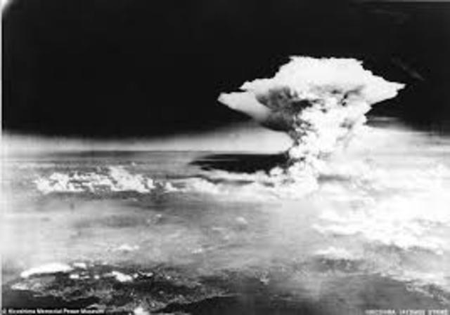 The first atomic bomb is used in war