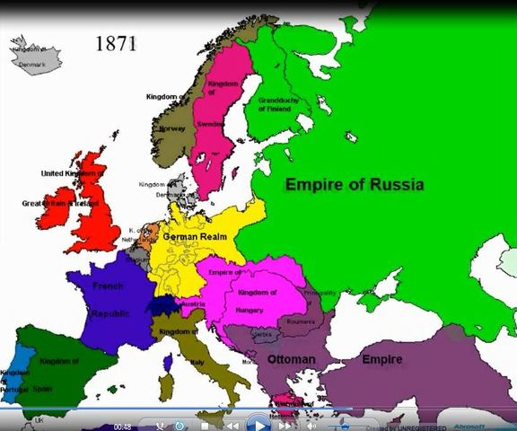 Prussia's King Wilhelm is named Emperor of a German united empire