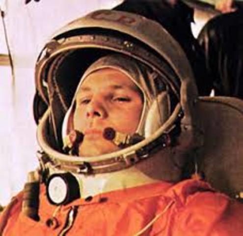 Russia's Yuri Gagarin first in space
