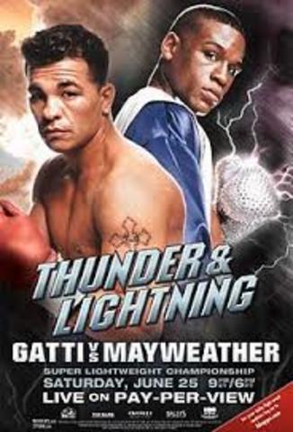 Título Mundial Superligero CMB (Mayweather vs Gatti)