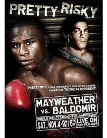 Título Mundial Welter CMB (Mayweather vs Baldomir)