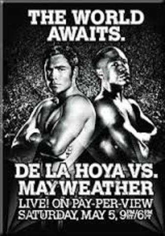 Título Mundial Superwelter CMB (Mayweather vs De La Hoya)