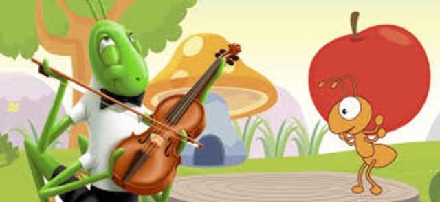 LA CIGARRA Y LA HORMIGA de Samaniego