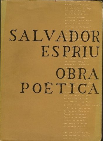 El primer llibre de Salvador Espriu