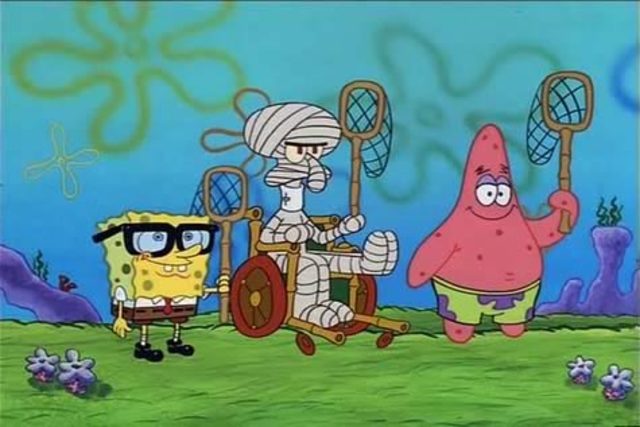 Squidwards weaknesses