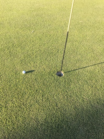 Almost a hole in one!!!