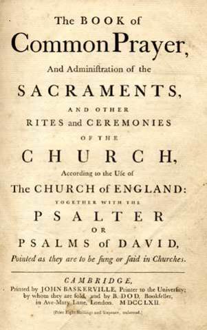 Anglican Book of Common Prayer