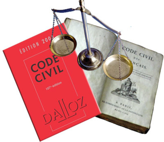 The 'Code Napoleon'; laws of France spread to the world